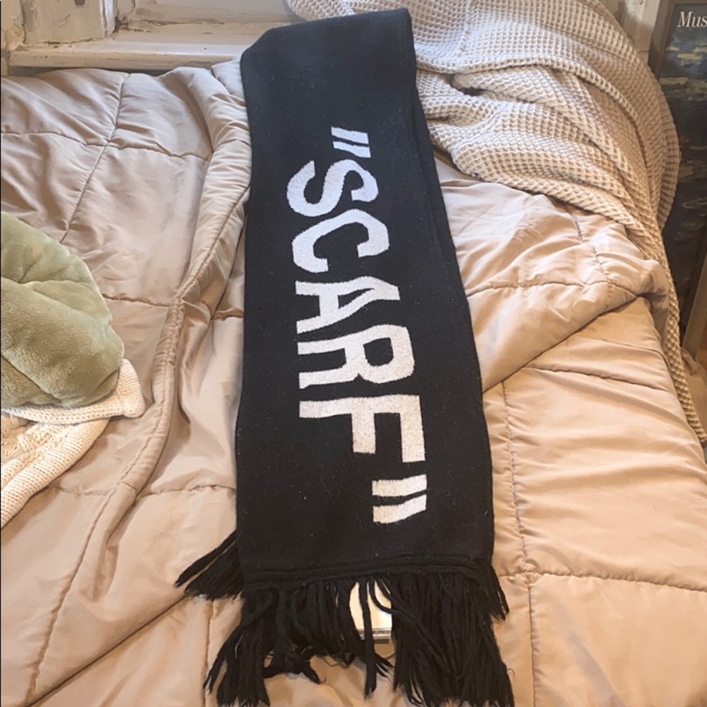 Off White Scarf